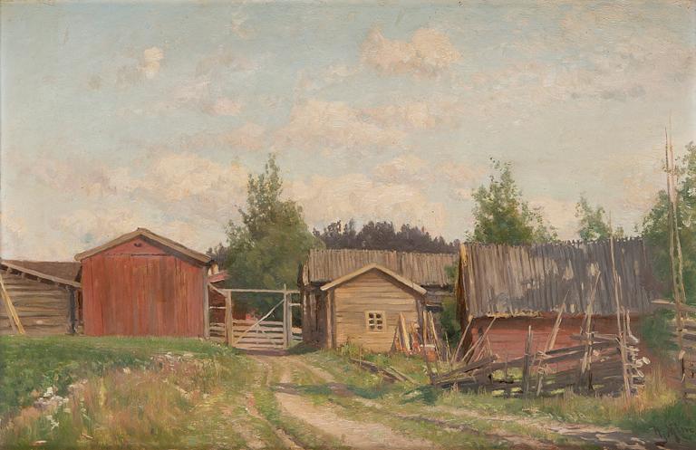 Hjalmar Munsterhjelm, View from the Countryside.