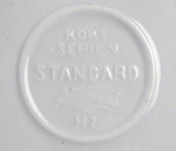 KRYDDSTÄLL, 14 delar,  flintgods, "Köksserien Standard", Rörstrand.