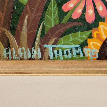 ALAIN THOMAS, oljemålning på pannå, signerad och daterad -95.