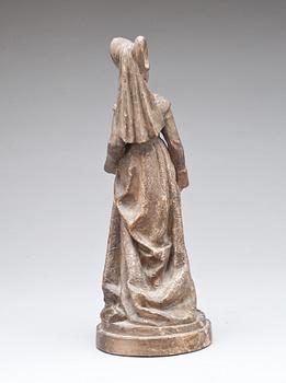 SKULPTUR, terracotta. omkring år 1900.