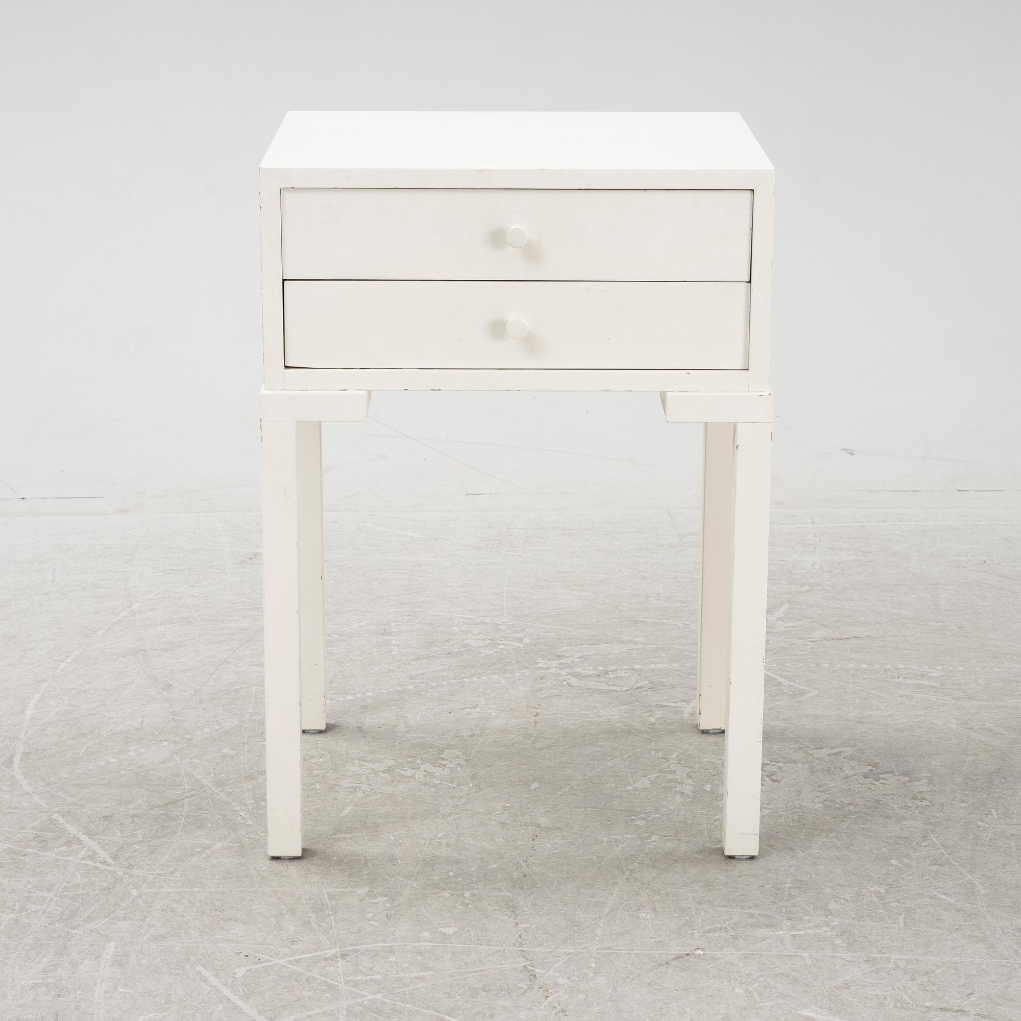 Axel Einar Hjorth, a painted 'Sibylla' bedside table, Nordiska Kompaniet, 1936.