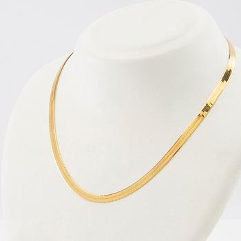 Necklace 18K gold, Italy.