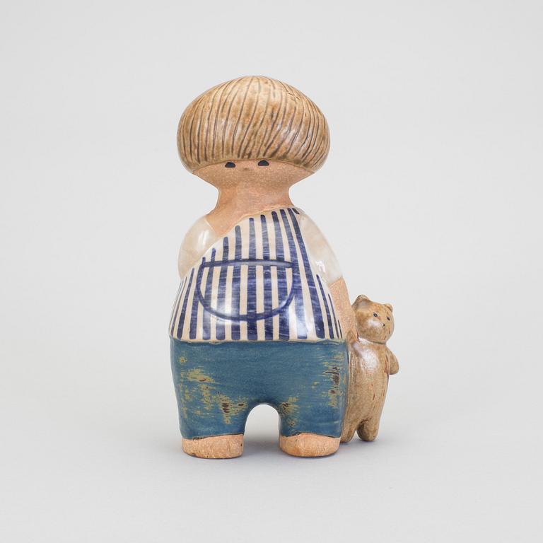 LISA LARSON, Gustavsberg, figurin, "Malin". Formgiven 1962, i produktion 1962-1980.