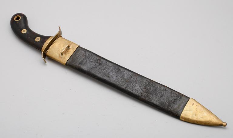 FASKINKNIV, 1800-tal, stål och mässing.
