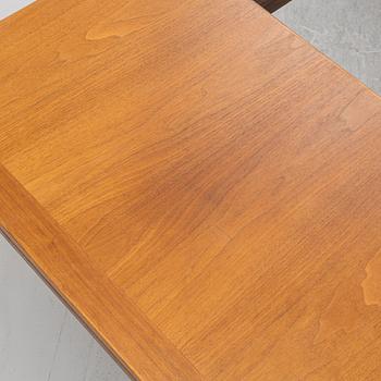 A teak-veneered dining table, Skaraborgs Möbelindustri AB, Sweden, 1960's/70's.