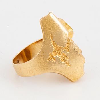 Björn Weckström  'Tourmaline river', ring. Lapponia 1976.