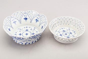 A Royal Copenhagen 'Musselmalet' service parts, Denmark.