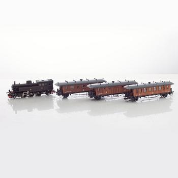 Märklin, tågset, 28703 H0, "Historic SJ Passenger Train".