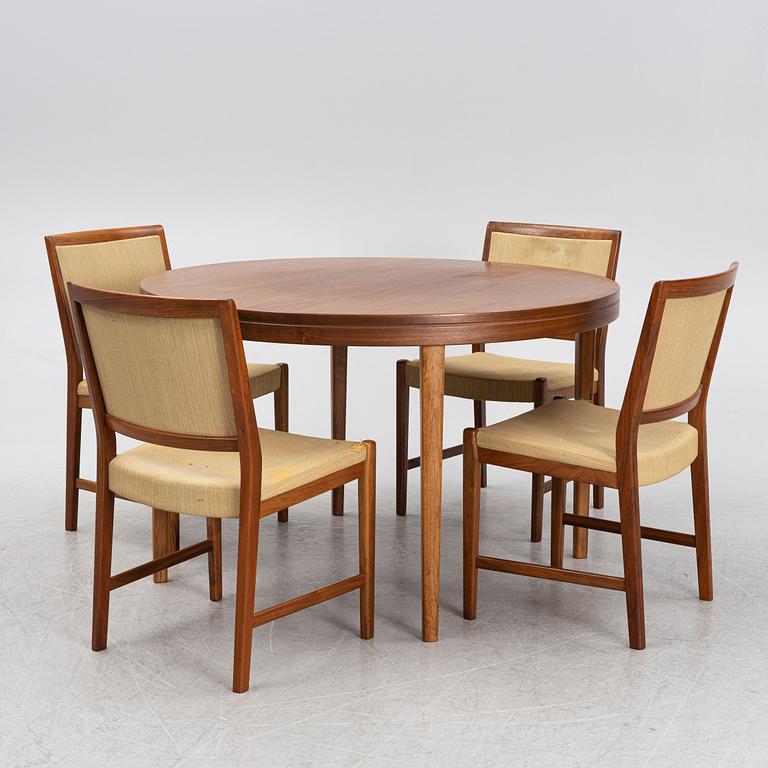 Matgrupp, 5 delar, Skaraborgs Möbelfabrik, Tibro, 1960/70-tal.