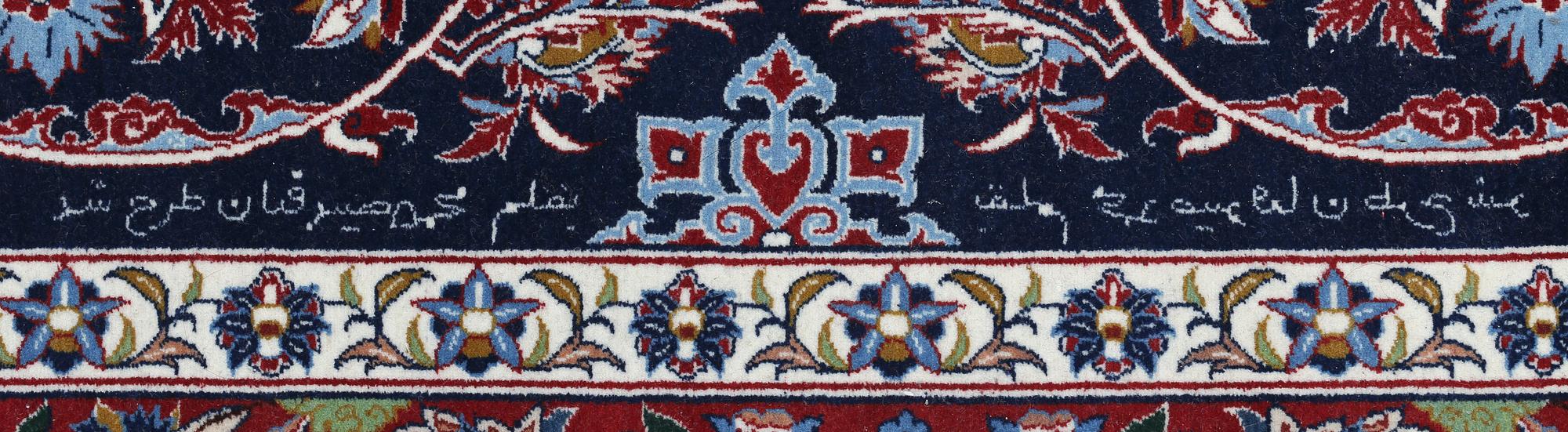 OLD ESFAHAN, so-called Seirafian, ca 220x145 cm.