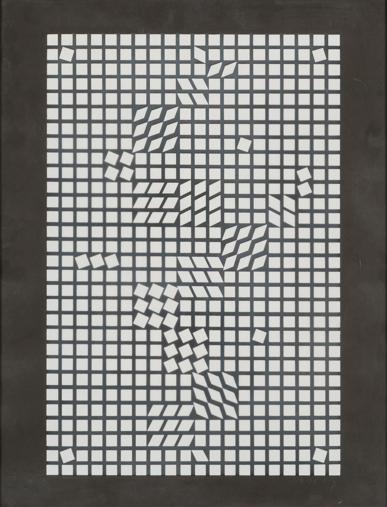 Victor Vasarely, silkscreen, signed and numbered 97/200.