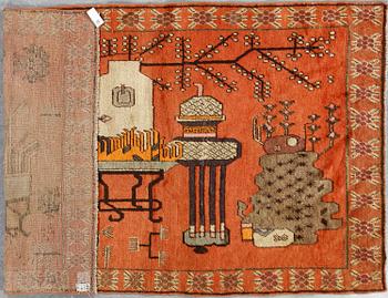 MATTA, semiantik Khotan, ca 237x130 cm.