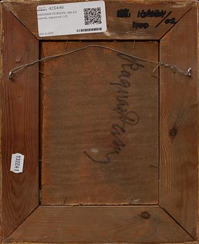 RAGNAR PERSON, olja på pannå, signerad.