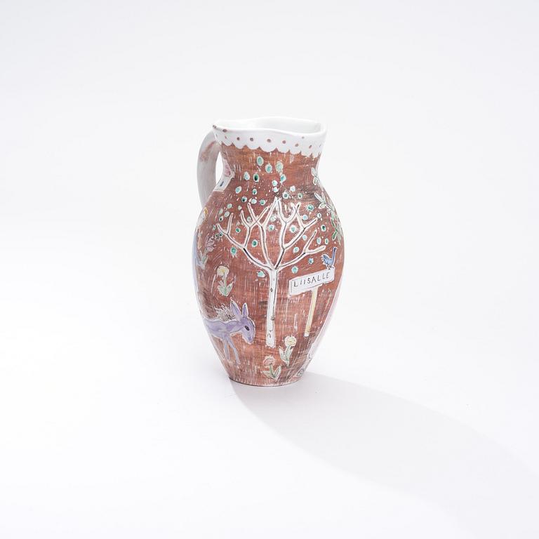 RUT BRYK, kanna, keramik, signerad, Arabia 1900-talets mitt.