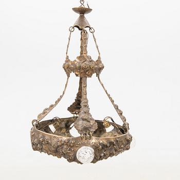 Alice Nordin, Art Nouveau ceiling lamp, early 20th century.