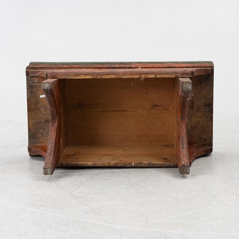 Bench, folk art, 19th century.