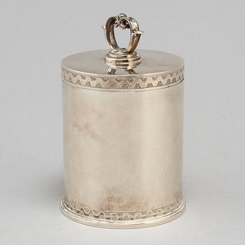 ATELIER BORGILA, a sterling silver cigarette box, Stockholm 1940.