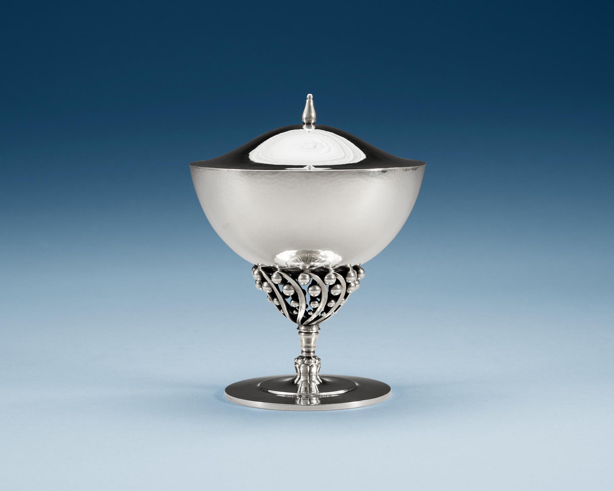 JOHAN ROHDE, bonbonnière, Georg Jensen, Köpenhamn 1945-77, sterling,