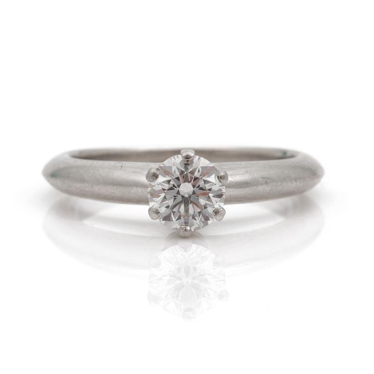 RING med brilljantslipad diamant, Tiffany & Co.