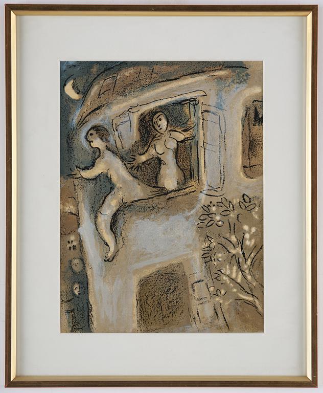 Marc Chagall, After, from Verve no 37-38 1960.
