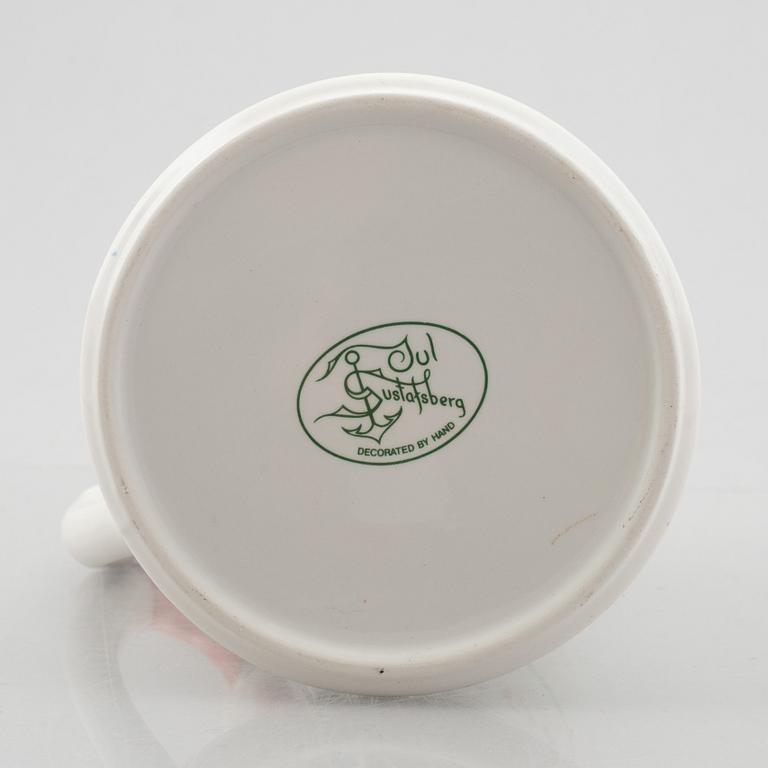 Julservis, 62 delar, porslin, "God Jul", Rörstrand/old Gustavsberg.