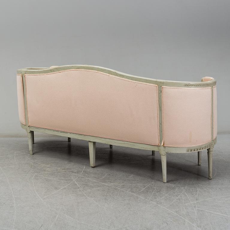 A Swedish Gustavian sofa, ca 1800.