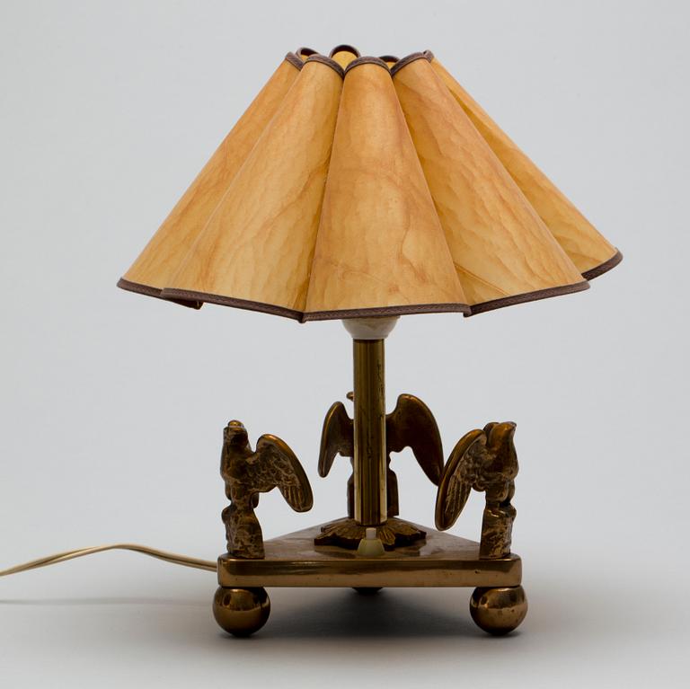 BORDSLAMPA, empirestil, 1900-tal.
