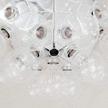 Achille Castiglioni, taklampa, "Taraxacum 88CW", Flos, formgiven 1988.