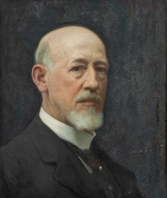 Robert Thegerström, Self-Portrait.