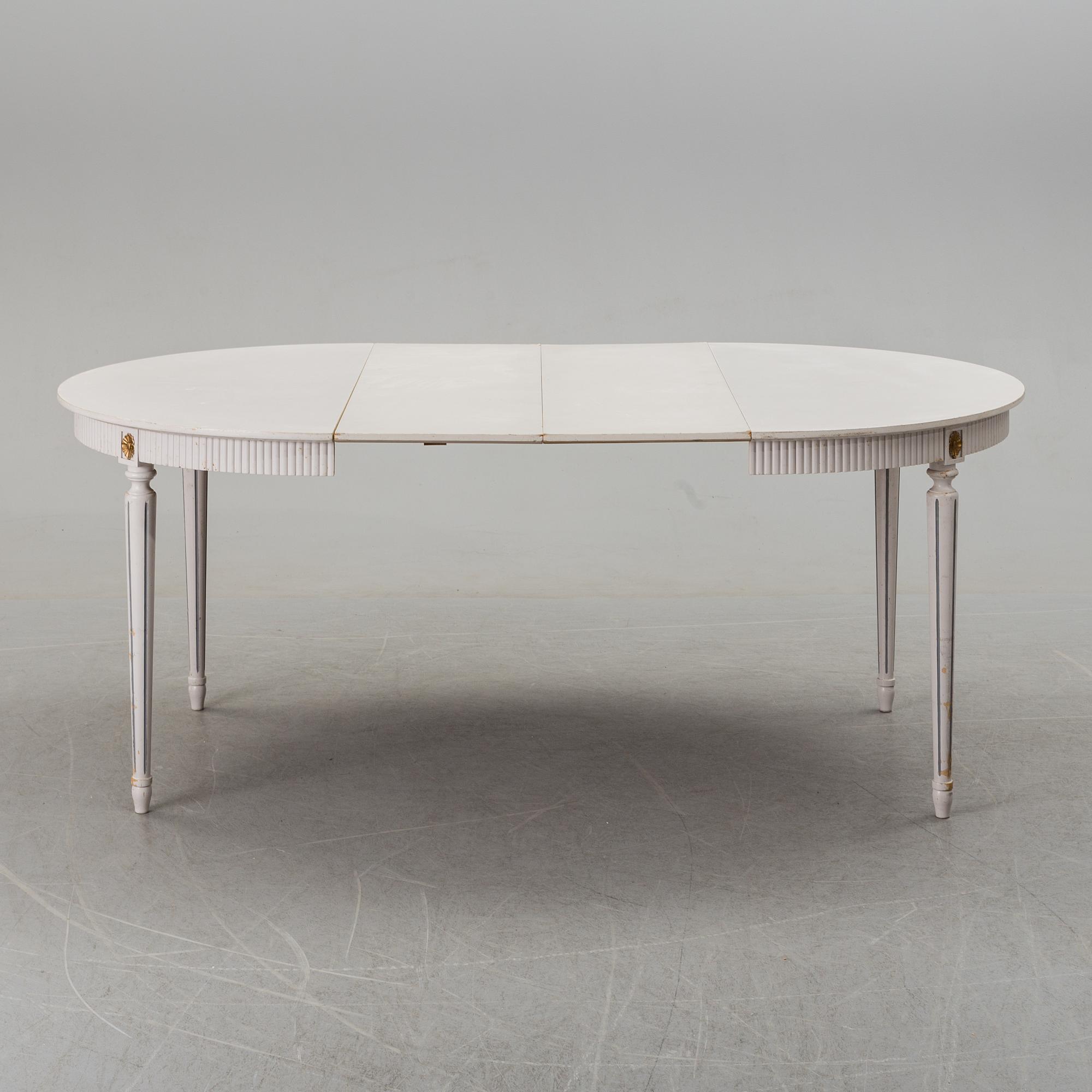 MATGRUPP, 11 delar, gustaviansk stil, 1900-talets andra hälft.