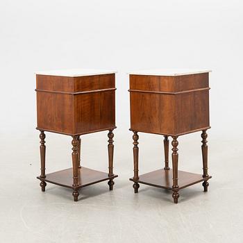 Sängbord, ett par, 1900-talets första hälft.