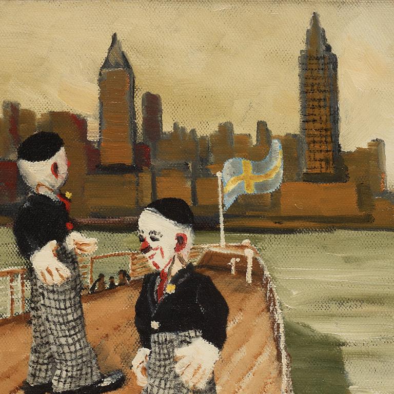 Gunnar Löberg, "Clownernas avfärd från New York".