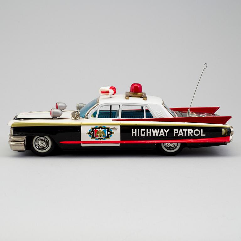 BANDAI, polisbil, "Highway patrol", Japan, ca 1961.