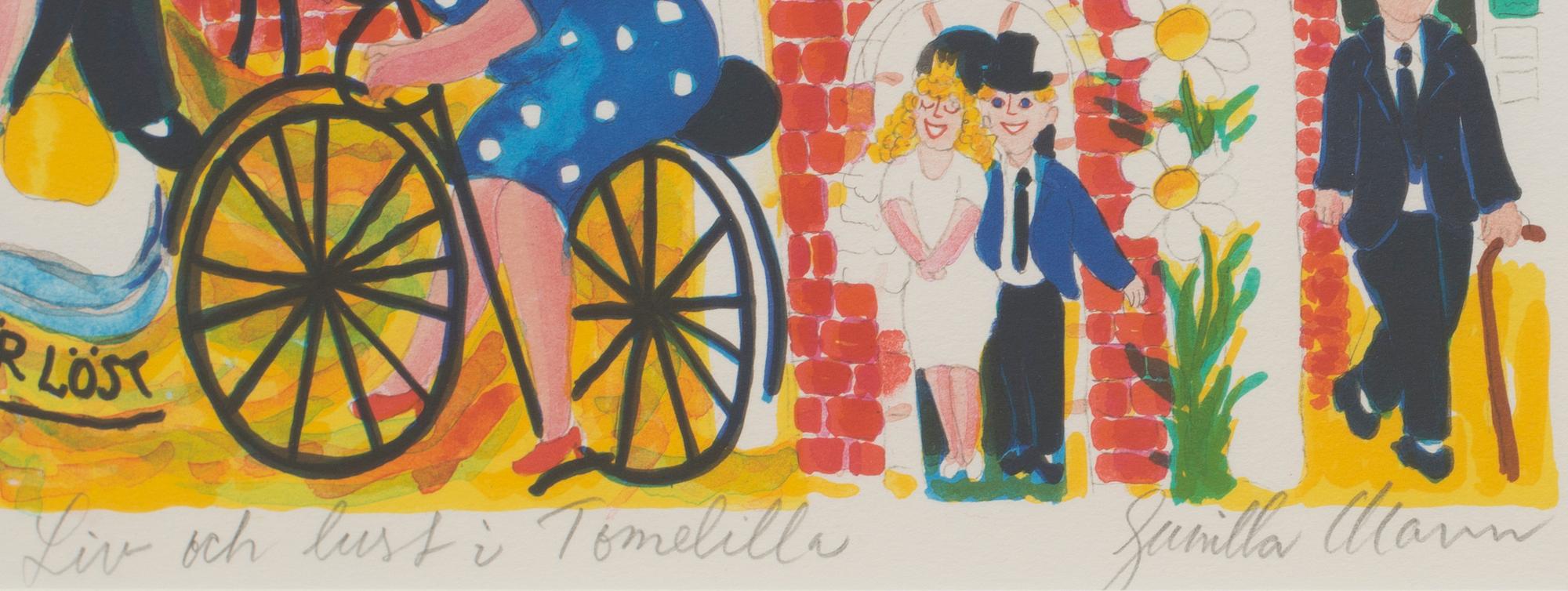 GUNILLA MANN, litografi, upplaga E.A. Signerad.