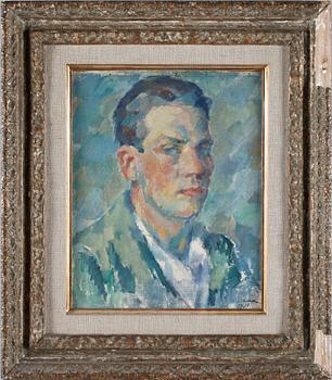 BERTIL DAMM, olja på duk på pannå. Sign o dat 1921.