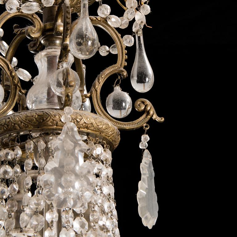 An early 20th century chandelier.