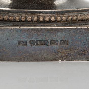 Kahvikalusto 3 osaa, hopea, Suomi 1919-20.