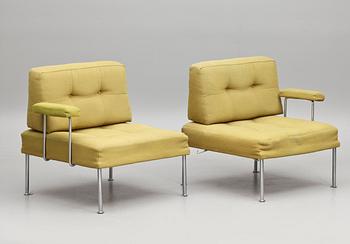 FÅTÖLJER, 2 st, "Easy Chair", Poul Östergaard, France & Son, Danmark, 1960-tal.