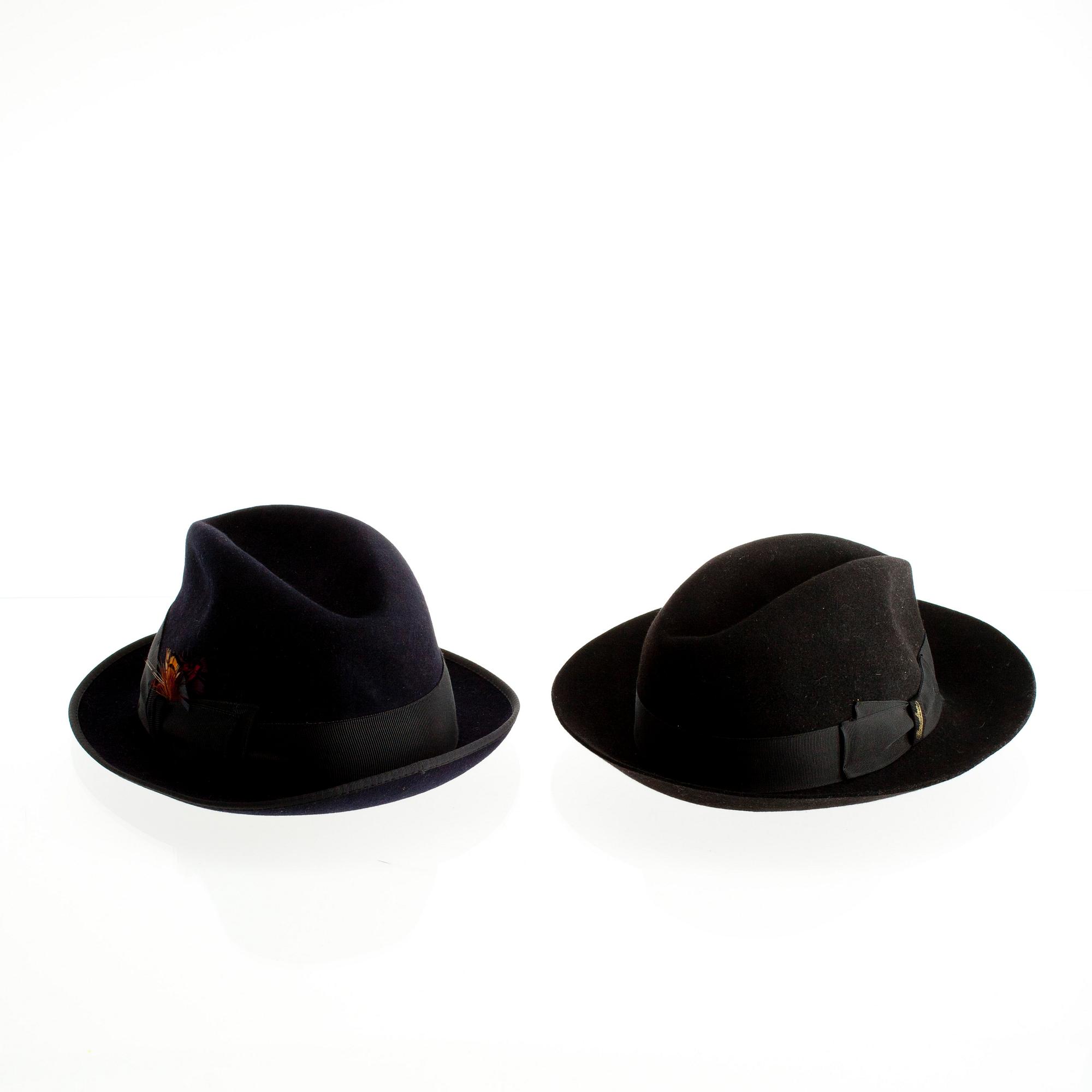 HATTAR, 2 st, Borsalino och Royal Stetson.