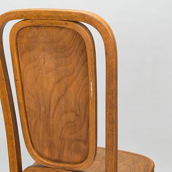 Six chairs by Jacob & Josef Kohn, Vienna, Austria, circa 1900.