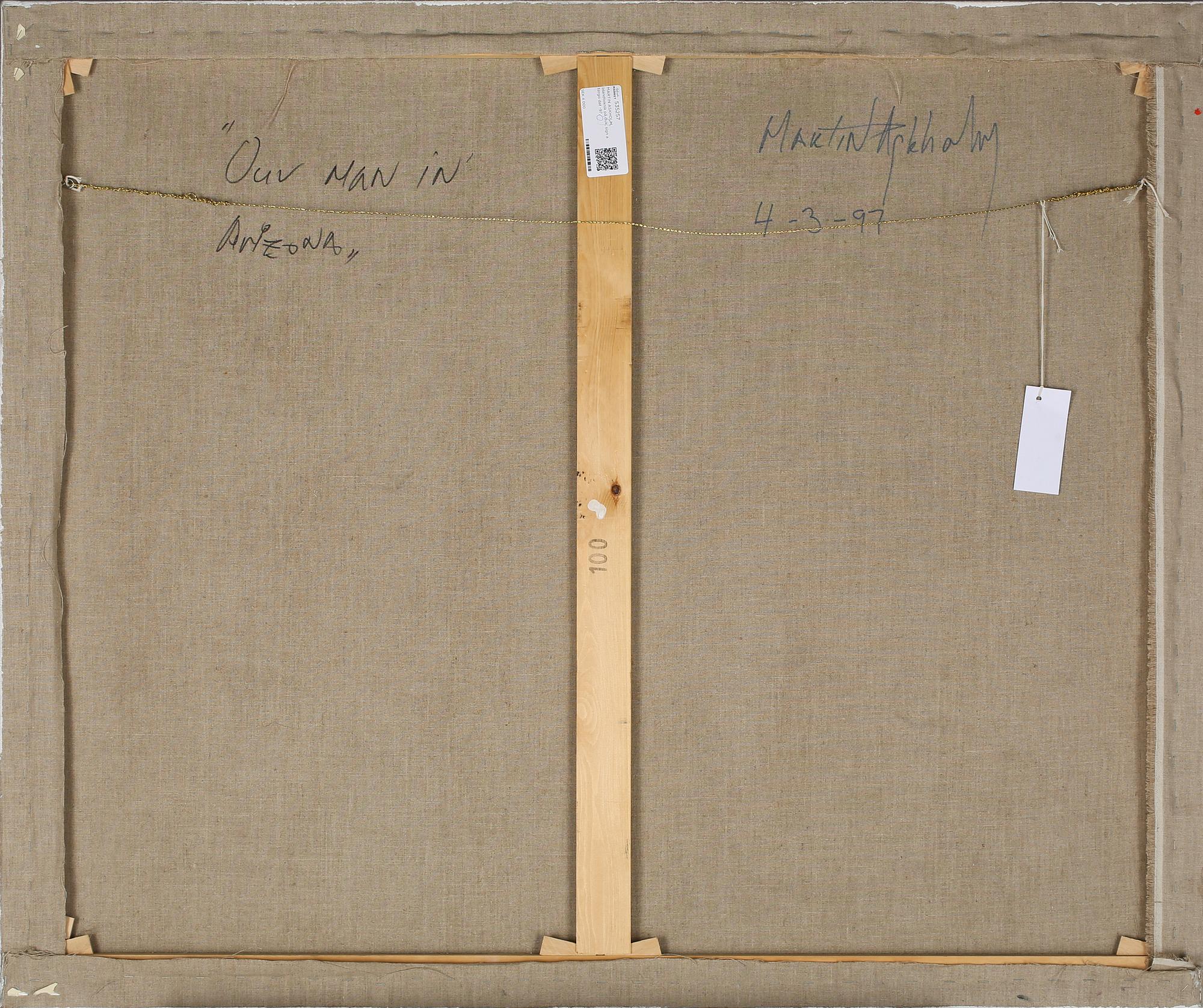 MARTIN ASKHOLM, blandteknik på duk, signerad och daterad -97 à tergo.