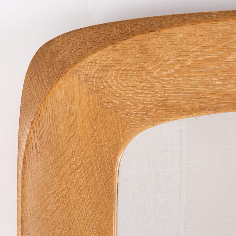 A pair of oak mirrors from Glas & Trä, dated 1961.