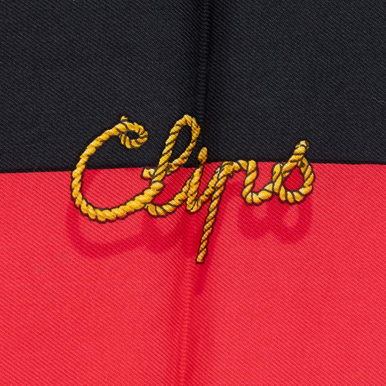 Hermès, scarf, "Clips".