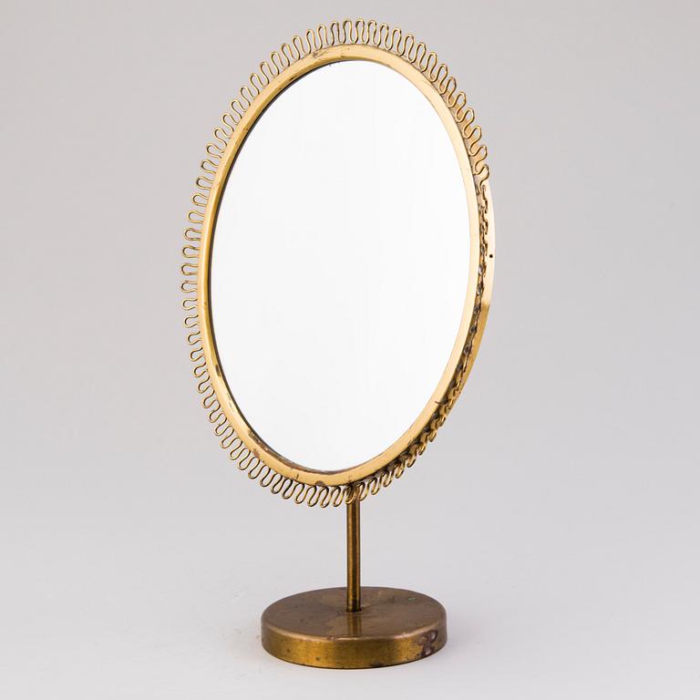 A mid-20th century table mirror, probably Nordiska Kompaniet.