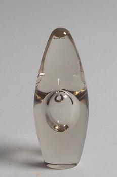 SKULPTUR, glas, Timo Sarpaneva, Iittala. Sign.