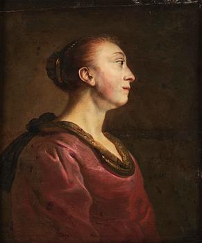 725. Pieter de Grebber, Porträtt av en dam.