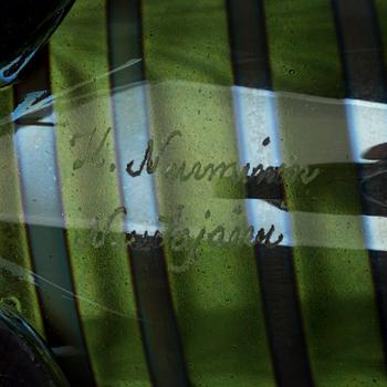 KERTTU NURMINEN, A GLASS SCULPTURE, fish. Signed K. Nurminen, Nuutajärvi.