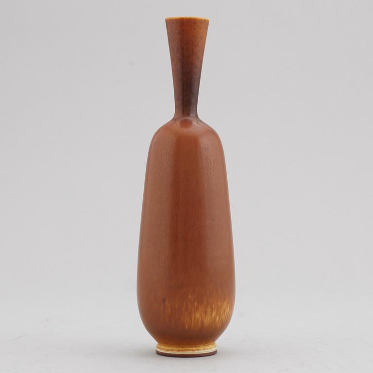 BERNDT FRIBERG, a stoneware vase, Gustavsberg studio, Sweden 1964.