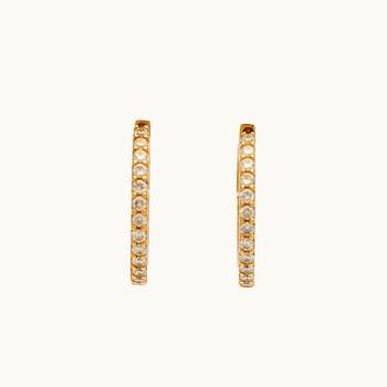 Ole Lynggaard, earrings, a pair, 18K gold with diamonds.