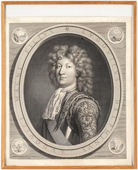 Pierre van Schuppen · PIERRE VAN SCHUPPEN, efter, kopparstick, 1800-tal.